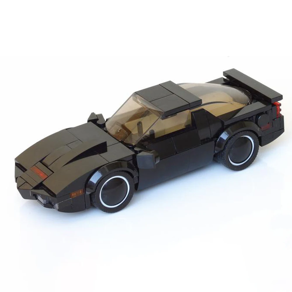 

MOC TV Technical Car Knight Rider KITT KARR Pontiac-Firebird Creative Speed Champions Vehicles Building Blocks Kid Toysgift