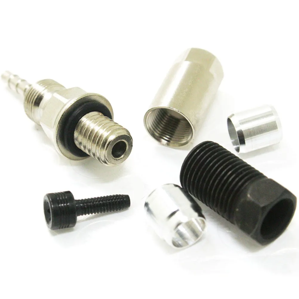 Bike Bicycle Hydraulic Hose Adapters For-SRAM Avid Olive Connecter Insert Set Disc Brake Straight-through Tubing Joint METAL
Bike Bicycle Hydraulic Hose Adapters For-SRAM Avid Olive Connecter Insert Set Disc Brake Straight-through Tubing Joint METAL
