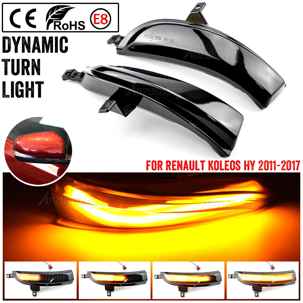 Turn Signal Light LED Dynamic Sequential Lamp For Renault Koleos HY 2011-2017 1st Gen. Facelift Model Mirror Blinker Indicator
Turn Signal Light LED Dynamic Sequential Lamp For Renault Koleos HY 2011-2017 1st Gen. Facelift Model Mirror Blinker Indicator