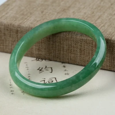 

Натуральный бирманский изумруд 54 мм-64 мм зеленый браслет элегантная принцесса ювелирные изделия лучший подарок для мамы и девушки