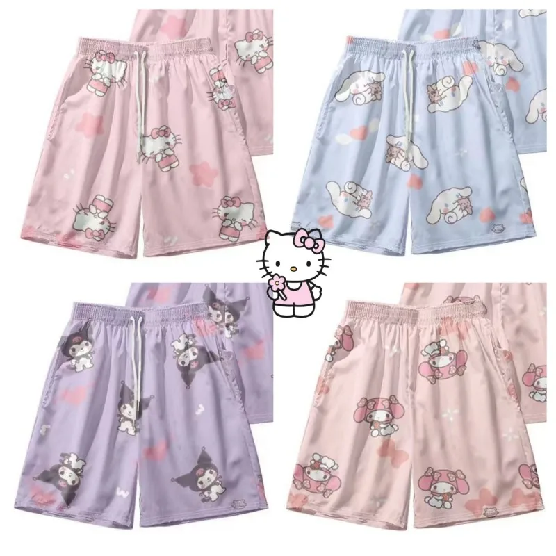 Anime Kuromi Cinnamoroll Cartoon Doll Print Casual Shorts Kawaii Hellokitty Melody Couple Drawstring Tracksuit Shorts Child Gift
Anime Kuromi Cinnamoroll Cartoon Doll Print Casual Shorts Kawaii Hellokitty Melody Couple Drawstring Tracksuit Shorts Child Gift