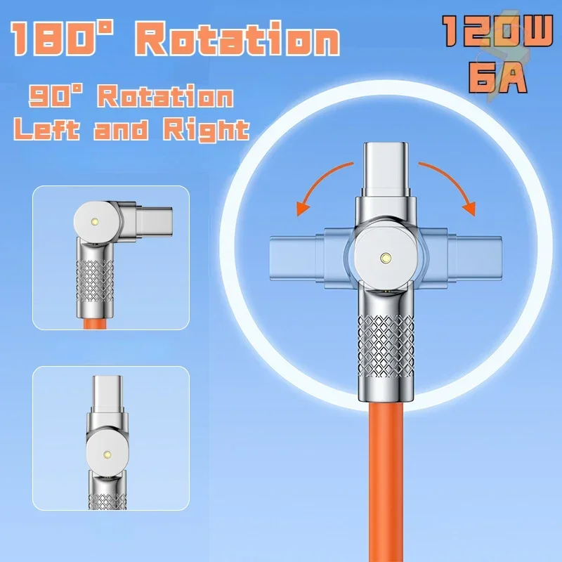FUGEZA 120W Super Fast Charging Cable 180° Rotating Zinc Alloy for Iphone Huawei Xiaomi Super Fast Charging Phone Charge Cable
FUGEZA 120W Super Fast Charging Cable 180° Rotating Zinc Alloy for Iphone Huawei Xiaomi Super Fast Charging Phone Charge Cable