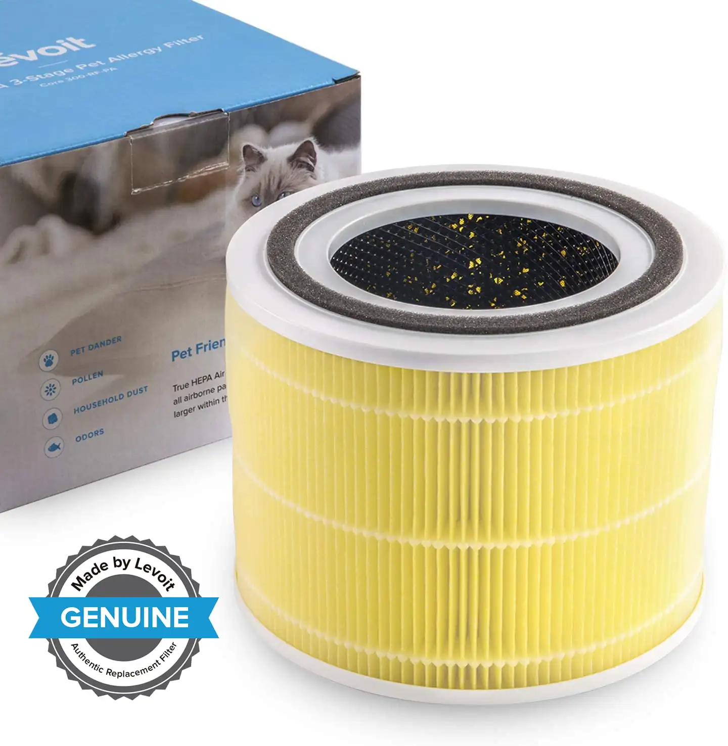 Air Purifier Pet Allergy Replacement Filter Core 300-RF, Genuine, for Core 300 Series, 1 Pack
Air Purifier Pet Allergy Replacement Filter Core 300-RF, Genuine, for Core 300 Series, 1 Pack