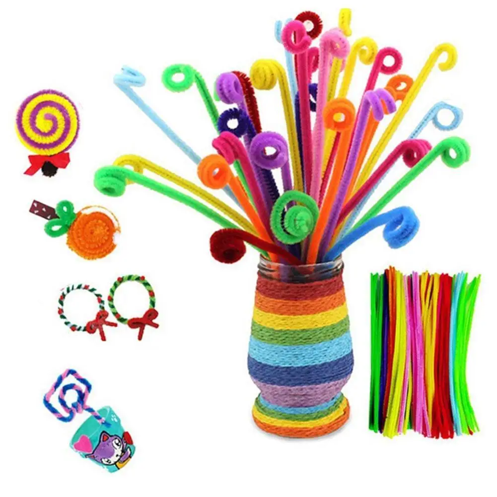 100 Pcs DIY Craft Toys Montessori Materials Children Puzzle Twisted Plush Sticks Pipe Cleaner Handmade Toy Educational Toys
100 Pcs DIY Craft Toys Montessori Materials Children Puzzle Twisted Plush Sticks Pipe Cleaner Handmade Toy Educational Toys