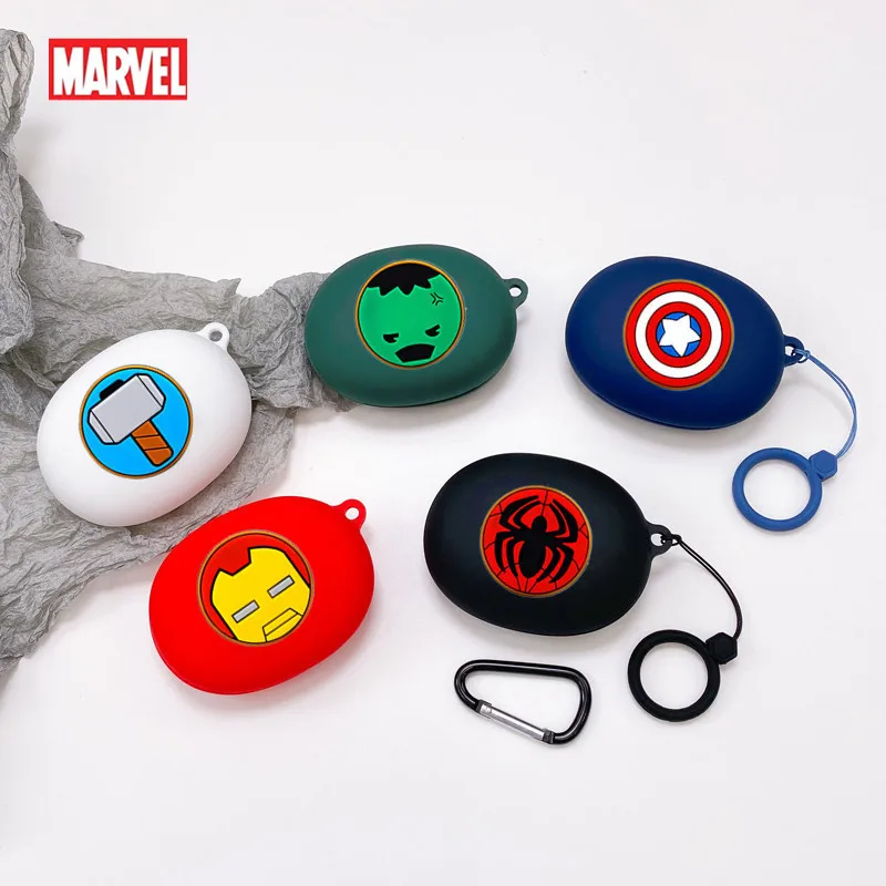 Чехол для наушников Disney Marvel для Anker soundcore LIFE A2 NC/Dot 2 NC, силиконовые наушники-вкладыши с Bluetooth, защитный чехол с зарядным боксом 
Чехол для наушников Disney Marvel для Anker soundcore LIFE A2 NC/Dot 2 NC, силиконовые наушники-вкладыши с Bluetooth, защитный чехол с зарядным боксом