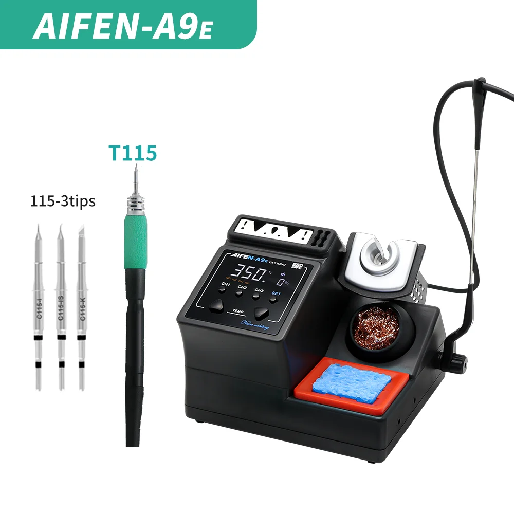 Паяльная станция AIFEN A9E с жалами 210/245/115
Паяльная станция AIFEN A9E с жалами 210/245/115