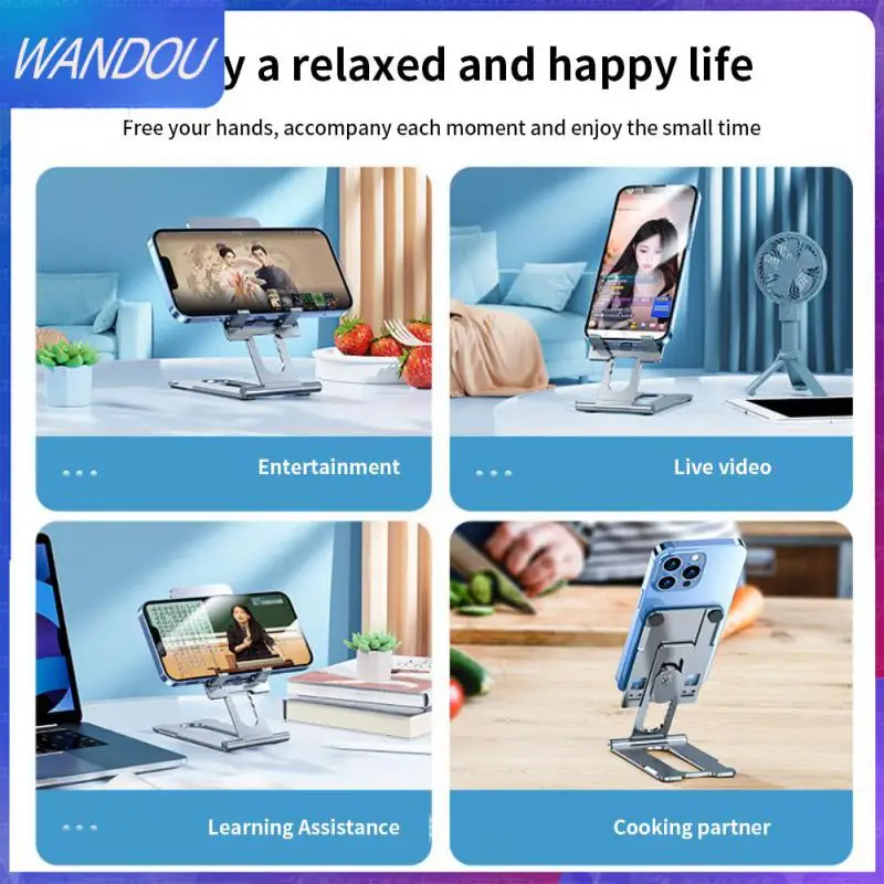Folding Desktop Stand Holder Aluminum Alloy Tablet Stand Adjustable 7-gear Height Adjustable Phone Holder Notebook Riser Bracket
Folding Desktop Stand Holder Aluminum Alloy Tablet Stand Adjustable 7-gear Height Adjustable Phone Holder Notebook Riser Bracket