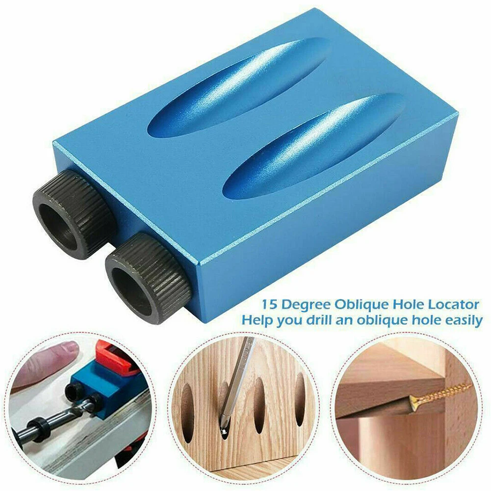 15pcs DIY Woodworking Professional Carpentry Angle Locator Pocket Hole Jig Kit Power Tools Multifunction Home Durable With Clamp 
15pcs DIY Woodworking Professional Carpentry Angle Locator Pocket Hole Jig Kit Power Tools Multifunction Home Durable With Clamp