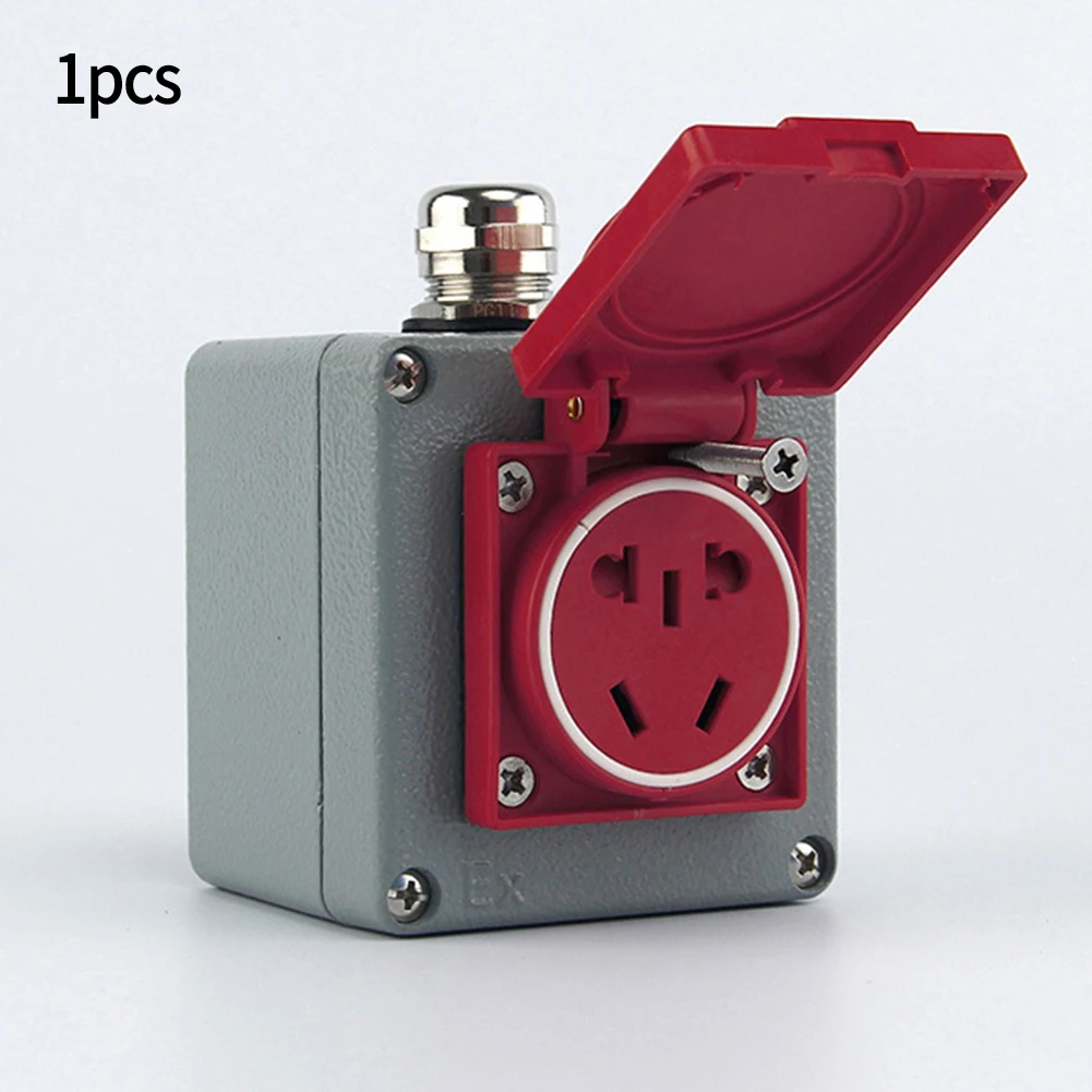 Power Socket Socket Waterproof 1 Pc 10/16A 250v Accessories IP66 Nylon Panel Parts Replacements Industry Durable
Power Socket Socket Waterproof 1 Pc 10/16A 250v Accessories IP66 Nylon Panel Parts Replacements Industry Durable