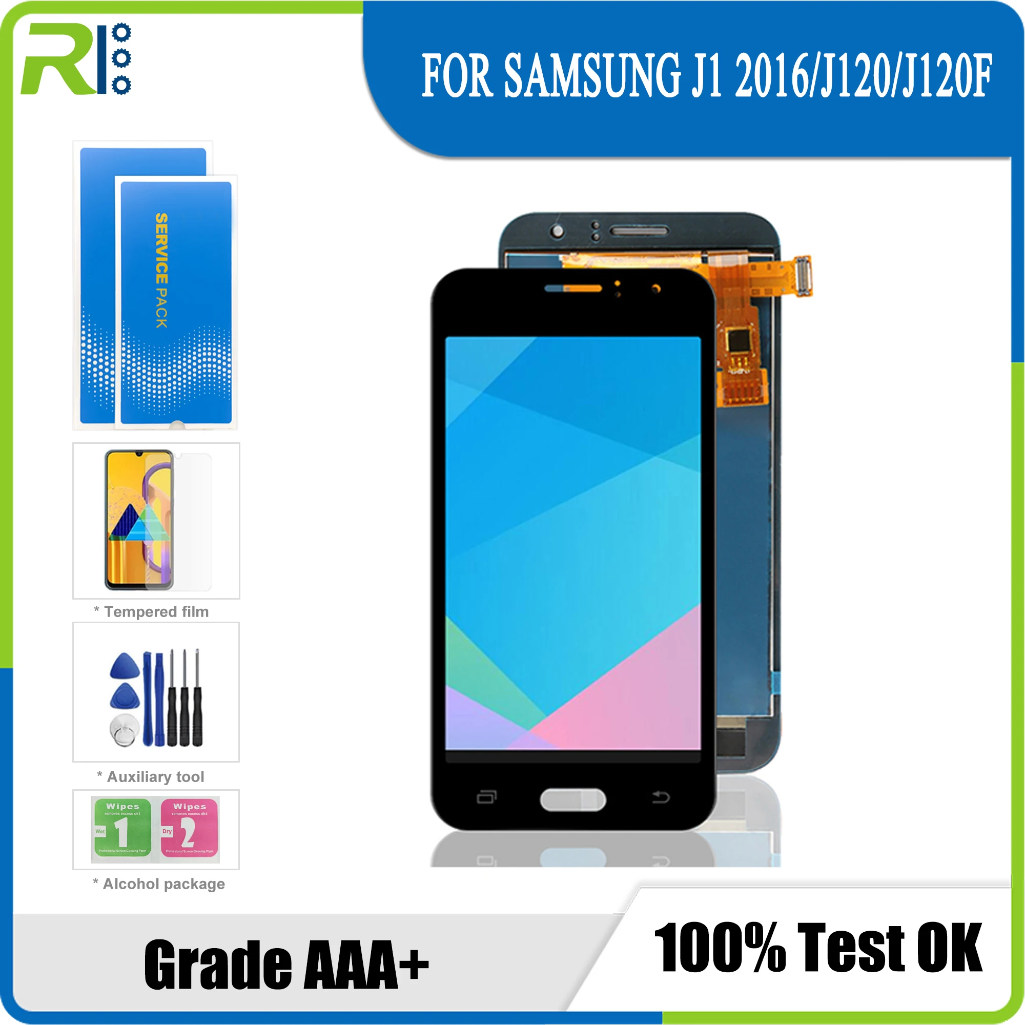 ЖК-дисплей 4,5 ''J120 для Samsung Galaxy J1 2016 J120F J120H J120M, ЖК-дисплей с сенсорным экраном и дигитайзером в сборе, регулировка яркости
ЖК-дисплей 4,5 ''J120 для Samsung Galaxy J1 2016 J120F J120H J120M, ЖК-дисплей с сенсорным экраном и дигитайзером в сборе, регулировка яркости