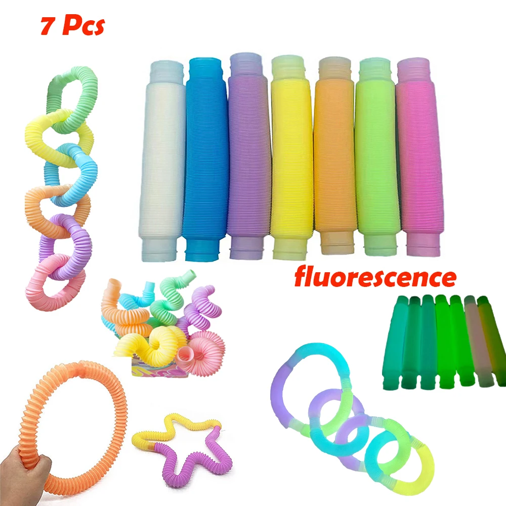 7Pcs Colorful Pop Tubes Coil Pop It Magical Toy Fluorescence Circle Funny Folding Fine Fidget Toys Kit Fidget Toys Free Shipping
7Pcs Colorful Pop Tubes Coil Pop It Magical Toy Fluorescence Circle Funny Folding Fine Fidget Toys Kit Fidget Toys Free Shipping