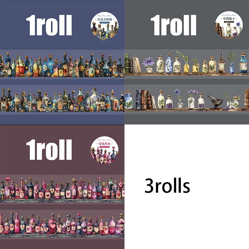 Набор лент Mr. Paper Witch's Magic Potion Bottle Series 
Набор лент Mr. Paper Witch's Magic Potion Bottle Series