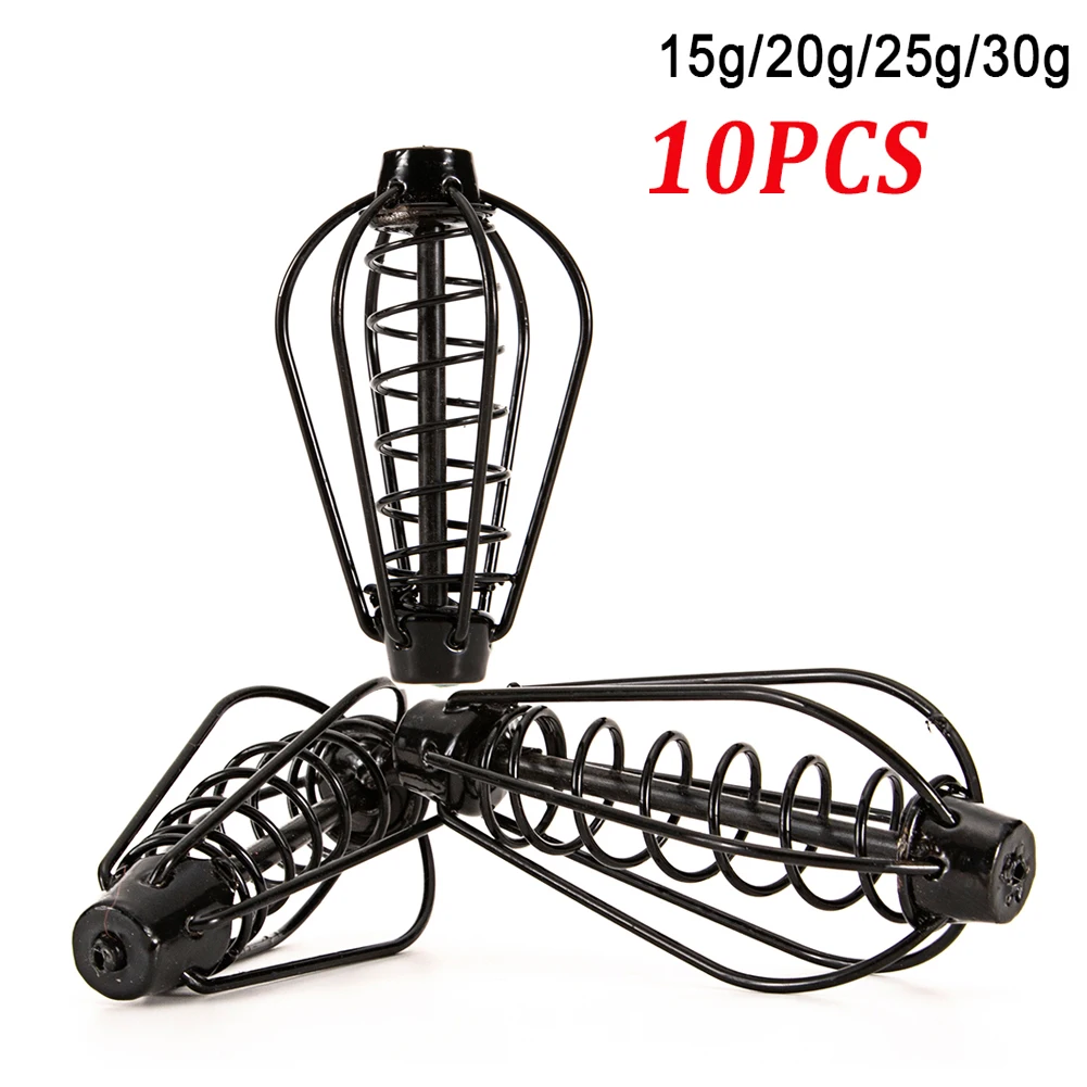 10pcs/lot Carp Fishing Spring Feeder 15g 20g 25g 30g Fishing Bait Cage 6 Wire Method Swim Feeders for Fishing Fresh & Saltwater
10pcs/lot Carp Fishing Spring Feeder 15g 20g 25g 30g Fishing Bait Cage 6 Wire Method Swim Feeders for Fishing Fresh & Saltwater