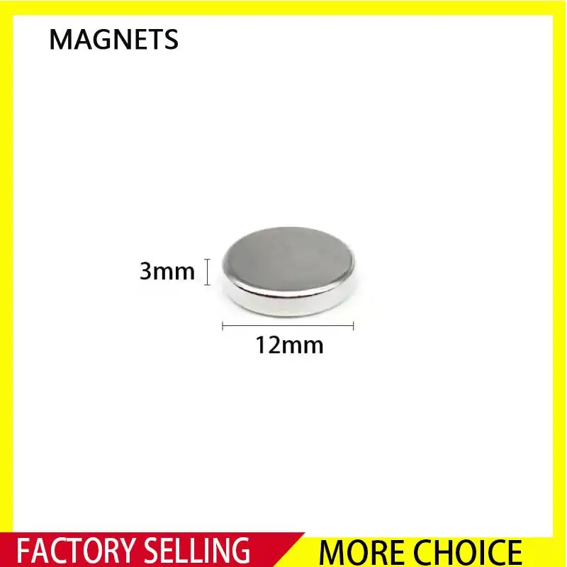 10/20/30/50/100/150PCS 12x3 Round Search Magnet N35 Powerful Strong Magnetic Magnets 12x3mm Permanent Neodymium Magnet 12*3 mm
10/20/30/50/100/150PCS 12x3 Round Search Magnet N35 Powerful Strong Magnetic Magnets 12x3mm Permanent Neodymium Magnet 12*3 mm