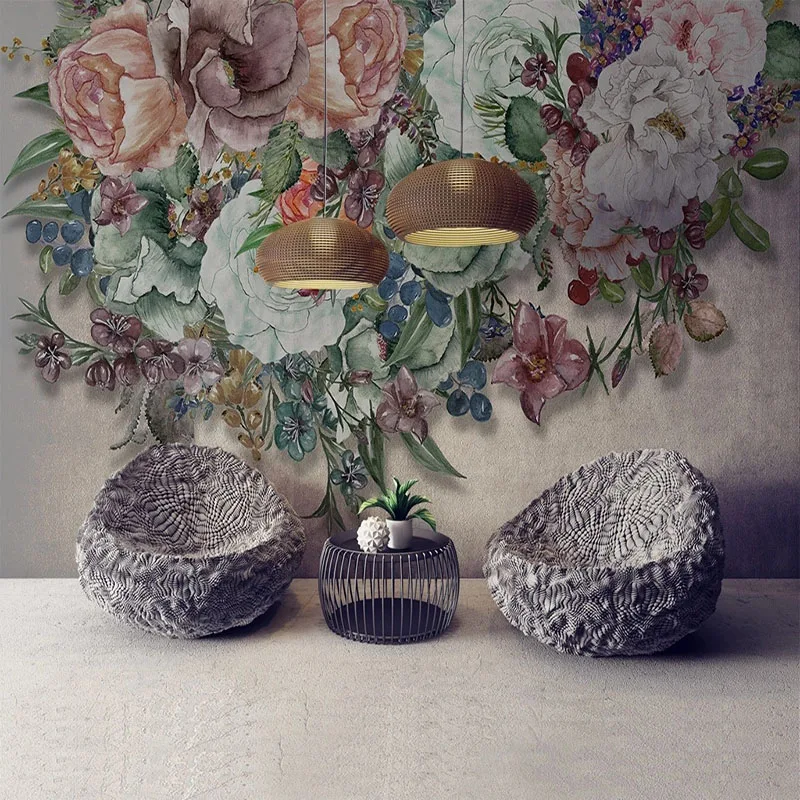 Custom 3D European Modern Retro Nostalgic Hand-Painted Flowers TV Background Wall Home Décor Papel De Parede Mural Painting Art
Custom 3D European Modern Retro Nostalgic Hand-Painted Flowers TV Background Wall Home Décor Papel De Parede Mural Painting Art