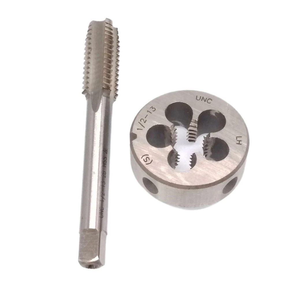 2 Pcs HSS 1/2-13 UNC Tap & Die Left Hand 87.1mm Tap 37.7mm Mold Die For Metalworking Bolts Nuts Removal Repairing Hand Tools
2 Pcs HSS 1/2-13 UNC Tap & Die Left Hand 87.1mm Tap 37.7mm Mold Die For Metalworking Bolts Nuts Removal Repairing Hand Tools