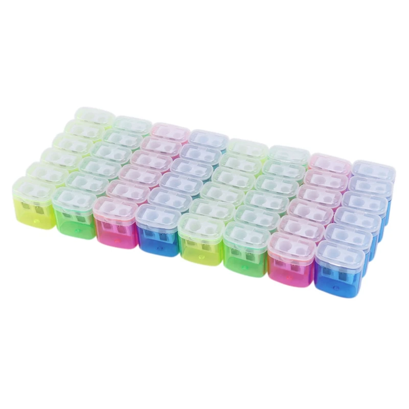48PCS 4 Color Pencil Sharpener Transparent Cute Pupil Pencil Sharpener Manual Pencil Sharpener
48PCS 4 Color Pencil Sharpener Transparent Cute Pupil Pencil Sharpener Manual Pencil Sharpener