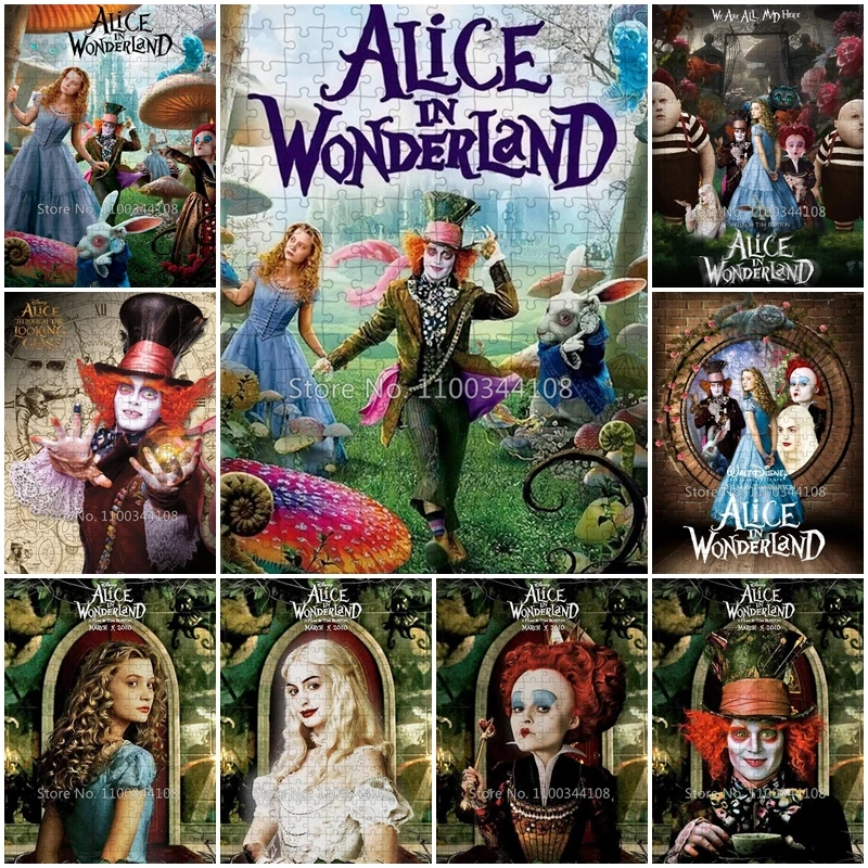 Alice In Wonderland Puzzle Disney Movie 300/500/1000 Pieces Jigsaw Puzzles Kids Adult Decompression Toys Family Children's Games
Alice In Wonderland Puzzle Disney Movie 300/500/1000 Pieces Jigsaw Puzzles Kids Adult Decompression Toys Family Children's Games