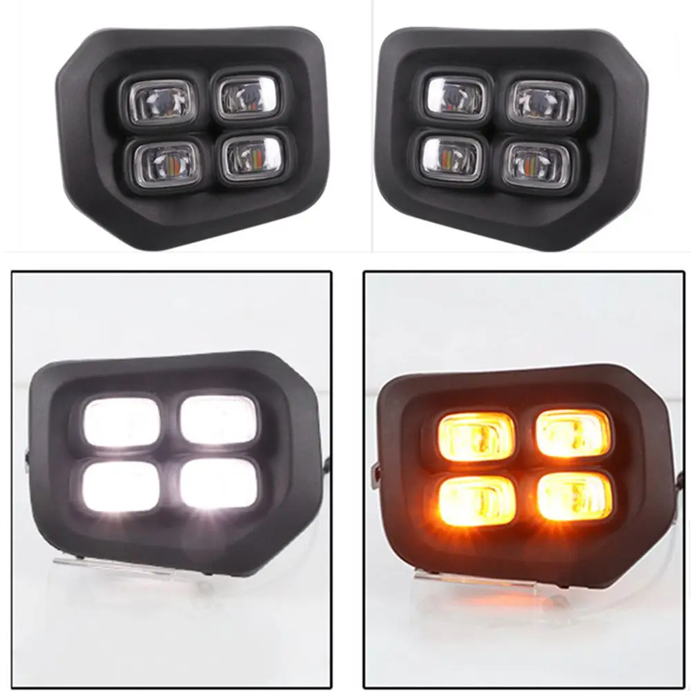 High Quality Car Lighting Day Running Light Bumper Enhance Visibility Daytime Running Lights Fog Lamps Car Accessories
High Quality Car Lighting Day Running Light Bumper Enhance Visibility Daytime Running Lights Fog Lamps Car Accessories