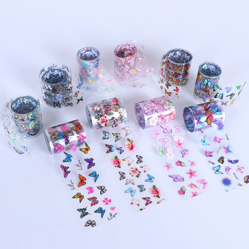 Nail Art Design Transfer Foil Sticker Nail Paste DIY Nail Charms Paper Wraps Nail Decor 10 Rolls Holographic Flower Manicure
Nail Art Design Transfer Foil Sticker Nail Paste DIY Nail Charms Paper Wraps Nail Decor 10 Rolls Holographic Flower Manicure