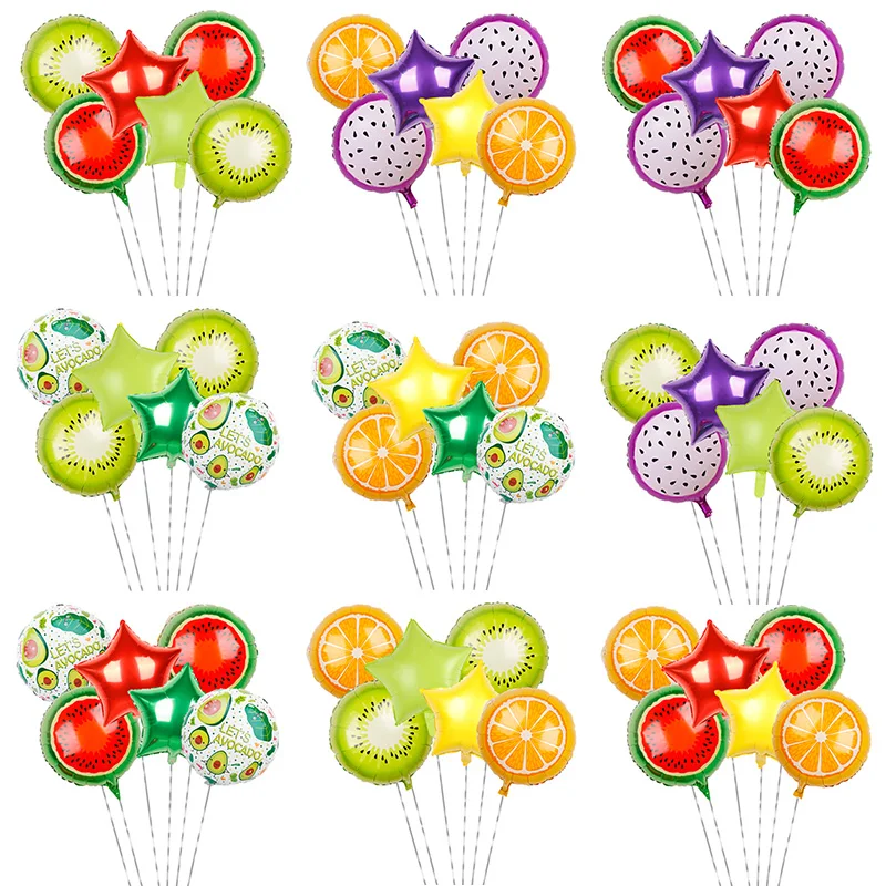 6pcs Fruits Watermelon Foil Balloons Wedding Decorations Boys Girls Birthday Party Kids Inflated Toys Baby Shower Gifts
6pcs Fruits Watermelon Foil Balloons Wedding Decorations Boys Girls Birthday Party Kids Inflated Toys Baby Shower Gifts