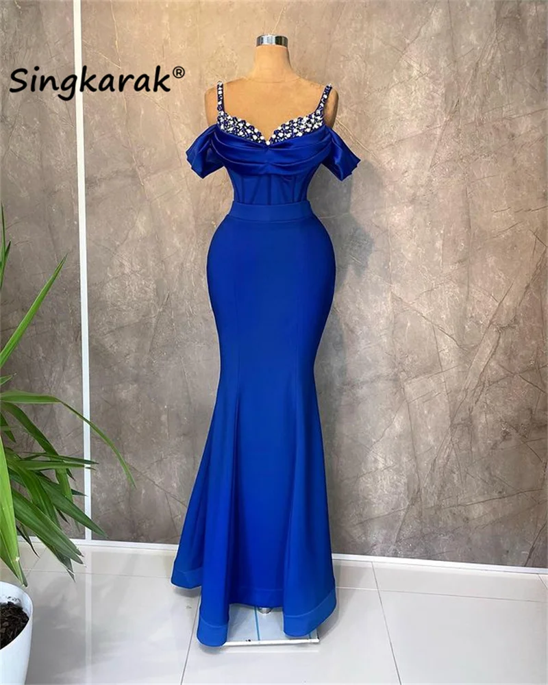 New Arrival 2022 Blue Evening Dress Crystal Mermaid Celebrity Gowns Dubai Arabic Robe De Soirée Femme Chic
New Arrival 2022 Blue Evening Dress Crystal Mermaid Celebrity Gowns Dubai Arabic Robe De Soirée Femme Chic