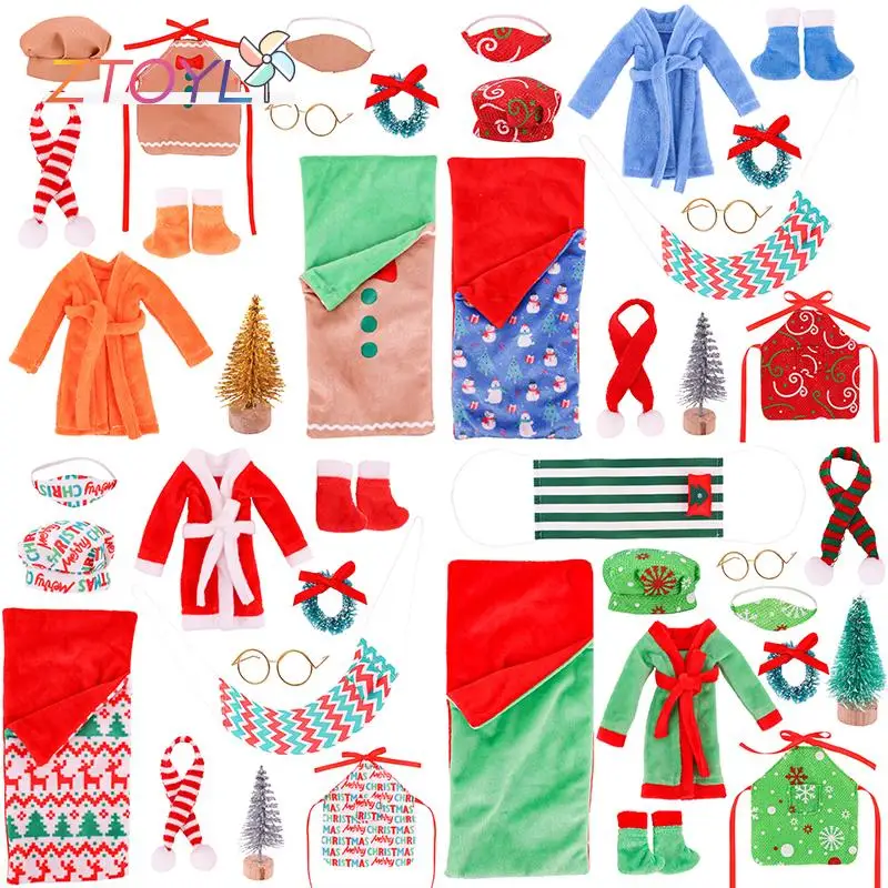 Doll Combo Set For Christmas Bookshelf Elf Doll DIY Decor Accessories Toy Dress Clothes Set Toys Children's Accessories Gifts
Doll Combo Set For Christmas Bookshelf Elf Doll DIY Decor Accessories Toy Dress Clothes Set Toys Children's Accessories Gifts