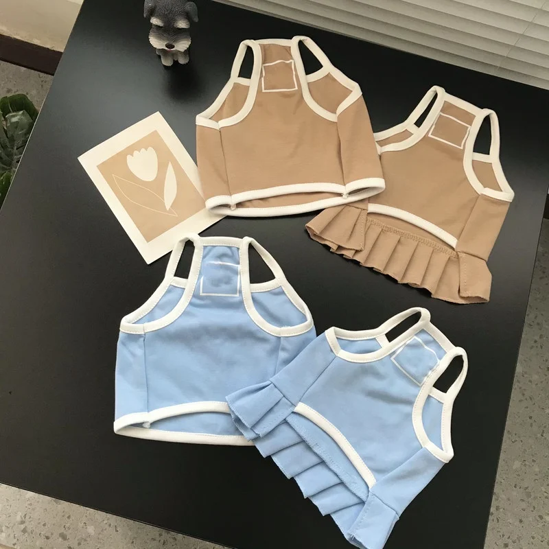 Summer Pet Clothes Designer Dog Skirt Small and Medium Dog Chihuahua Yorkshire Luxury Puppy Clothes Dog Vest Cat Clothing TB-002
Summer Pet Clothes Designer Dog Skirt Small and Medium Dog Chihuahua Yorkshire Luxury Puppy Clothes Dog Vest Cat Clothing TB-002