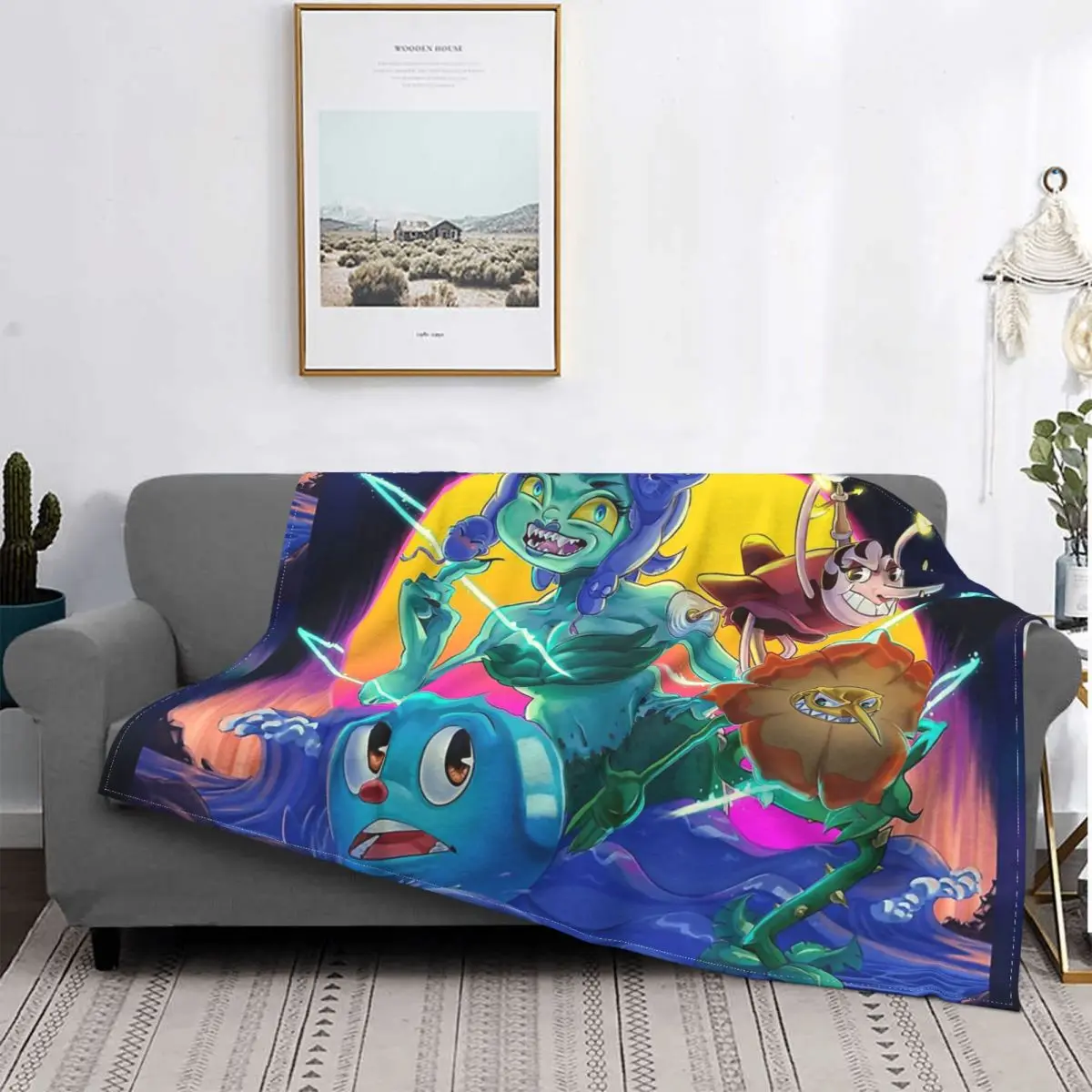 Cuphead Кала Мария игровое одеяло Фланелевое украшение для боссов искусство портативное домашнее покрывало
Cuphead Кала Мария игровое одеяло Фланелевое украшение для боссов искусство портативное домашнее покрывало