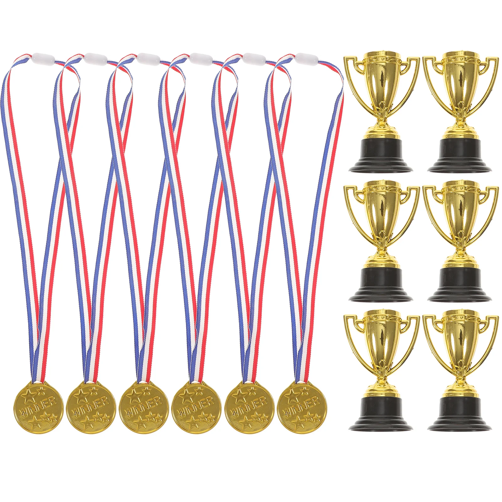 12 Pcs Gift Little Toys Kids Plastic Gold Cups Sports Trophy Award Medals Small Child
12 Pcs Gift Little Toys Kids Plastic Gold Cups Sports Trophy Award Medals Small Child
