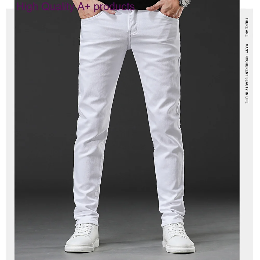 23FW customized men's black and white jeans autumn winter fashion new elastic slim straight pants
23FW customized men's black and white jeans autumn winter fashion new elastic slim straight pants