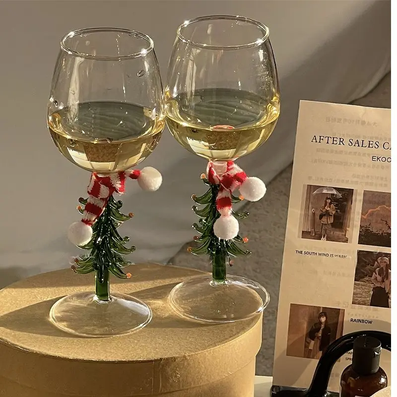 Advanced Atmosphere Christmas Wine Glass Colored Glass Wine Glasses Christmas Tree Decoration Goblet Christmas Gift Gifts
Advanced Atmosphere Christmas Wine Glass Colored Glass Wine Glasses Christmas Tree Decoration Goblet Christmas Gift Gifts