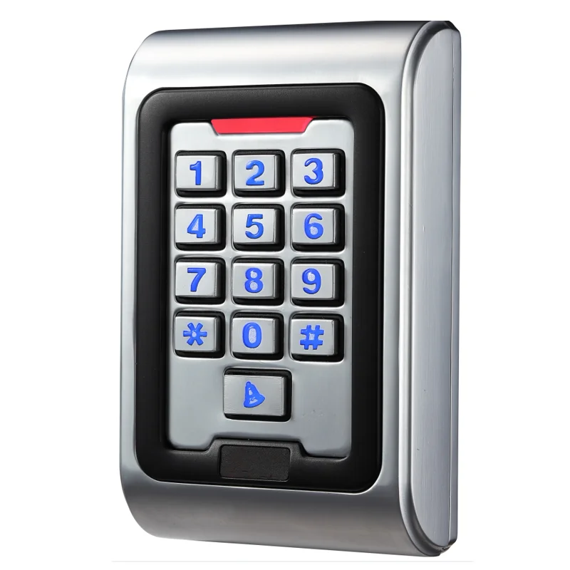 Metal password card reader, backlight night vision, outdoor induction waterproof access control all-in-one machine
Metal password card reader, backlight night vision, outdoor induction waterproof access control all-in-one machine