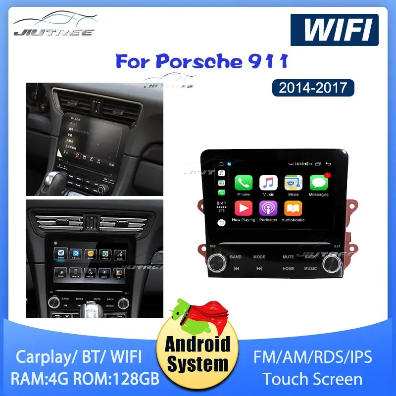 Android car radio For Porsche 911 2014-2017 stereo receiver multimedia player carplay GPS navigator head unit 
Android car radio For Porsche 911 2014-2017 stereo receiver multimedia player carplay GPS navigator head unit