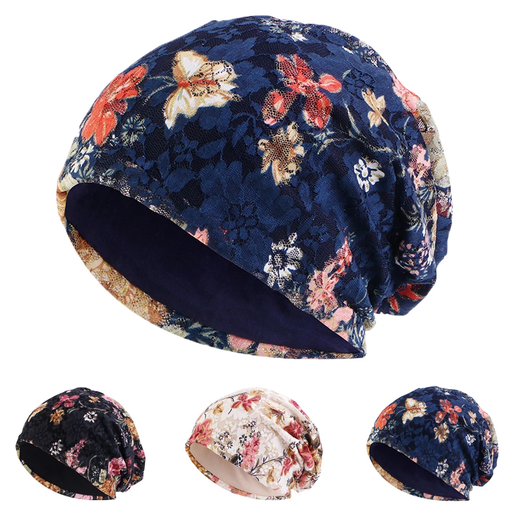 Lace Print Beanies Women Chemo Cap Baggy Slouch Hat Bonnet Cancer Caps Hair Loss Head Wrap Scarf Headwear Turban Hijab Headscarf
Lace Print Beanies Women Chemo Cap Baggy Slouch Hat Bonnet Cancer Caps Hair Loss Head Wrap Scarf Headwear Turban Hijab Headscarf