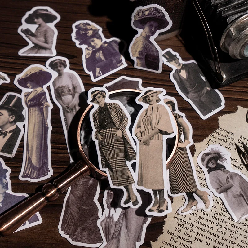 30Pcs Europe Victorian Ladies Vintage Stickers Junk Journal Ephemera Retro Stickers Planner DIY Album Scrapbooking Material
30Pcs Europe Victorian Ladies Vintage Stickers Junk Journal Ephemera Retro Stickers Planner DIY Album Scrapbooking Material