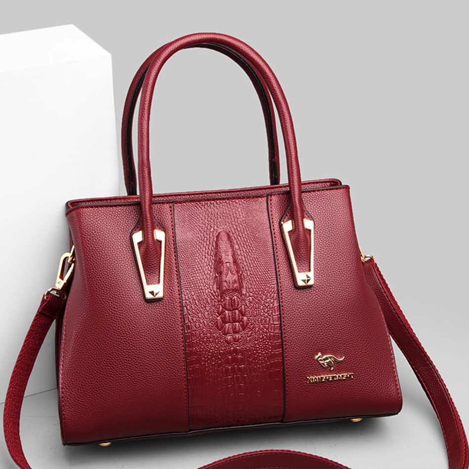 Luxury Designer Fashion Crocodile Pattern Women's Handbag Purses High Quality Leather 2022 Trend Ladies Shoulder Messenger Bags
Luxury Designer Fashion Crocodile Pattern Women's Handbag Purses High Quality Leather 2022 Trend Ladies Shoulder Messenger Bags