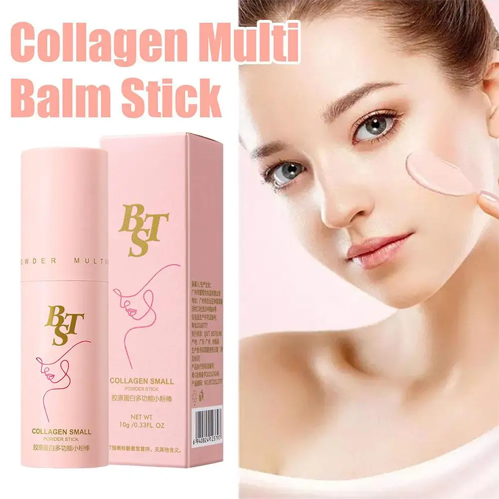

Collagen Multi Balm Stick Wrinkle Bounce Anti-Wrinkle Skin Moisturizing Cone Tone Care Dull Brighten Snail Peptide Cream I7S6