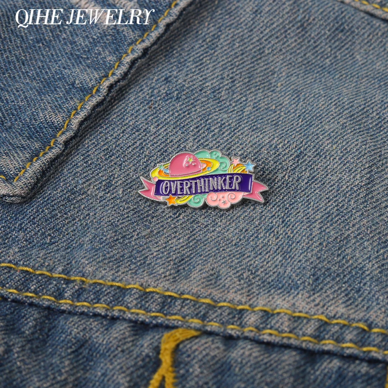 Overthinker Enamel Pin Custom Colorful Planet Brooches Backpack Badge Universe Laple Clothes Women Kid Jewelry Gift Accessories
Overthinker Enamel Pin Custom Colorful Planet Brooches Backpack Badge Universe Laple Clothes Women Kid Jewelry Gift Accessories