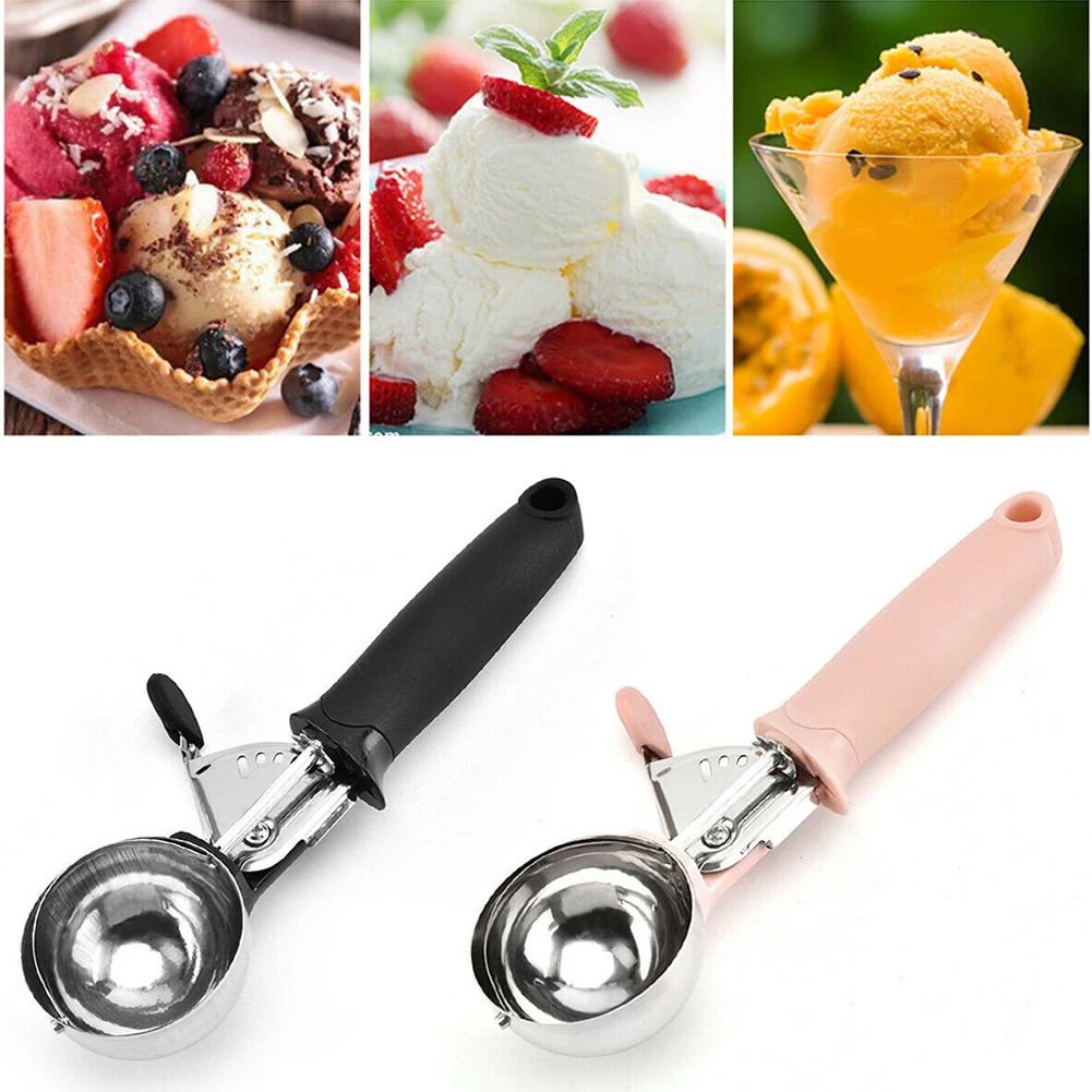 Ice Cream Scoop Spoon Fruit Scoop Stainless Steel Scoop Household Ice Cream Small Tools Pink Black For Batter Fruit Watermelon
Ice Cream Scoop Spoon Fruit Scoop Stainless Steel Scoop Household Ice Cream Small Tools Pink Black For Batter Fruit Watermelon