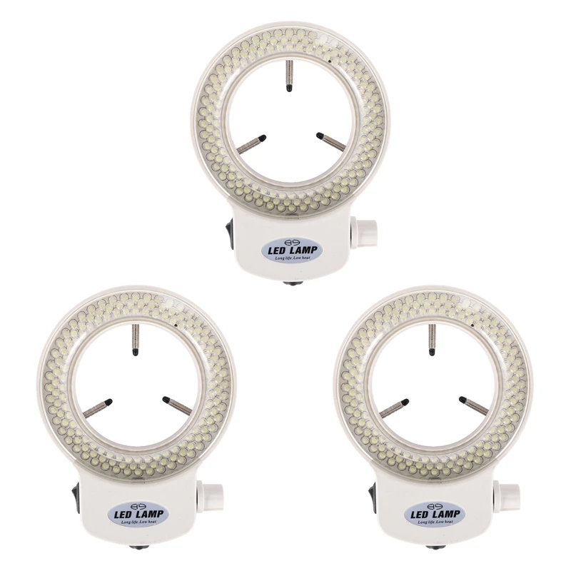 3X 144 Leds Ring Light Ring Light For Mini Scope Lamp Light 6000K 0-100% Adjustable White
3X 144 Leds Ring Light Ring Light For Mini Scope Lamp Light 6000K 0-100% Adjustable White