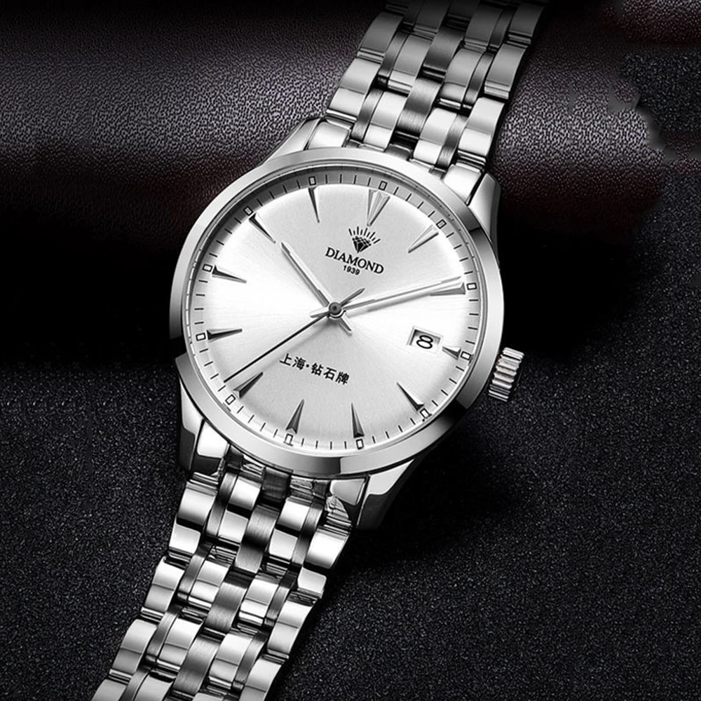 Shanghai Watch Automatic Mechanical Wristwatches 38mm Dress Watches Men Luxury Stainless Steel Sapphire Luminous Clocks DIAMOND
Shanghai Watch Automatic Mechanical Wristwatches 38mm Dress Watches Men Luxury Stainless Steel Sapphire Luminous Clocks DIAMOND