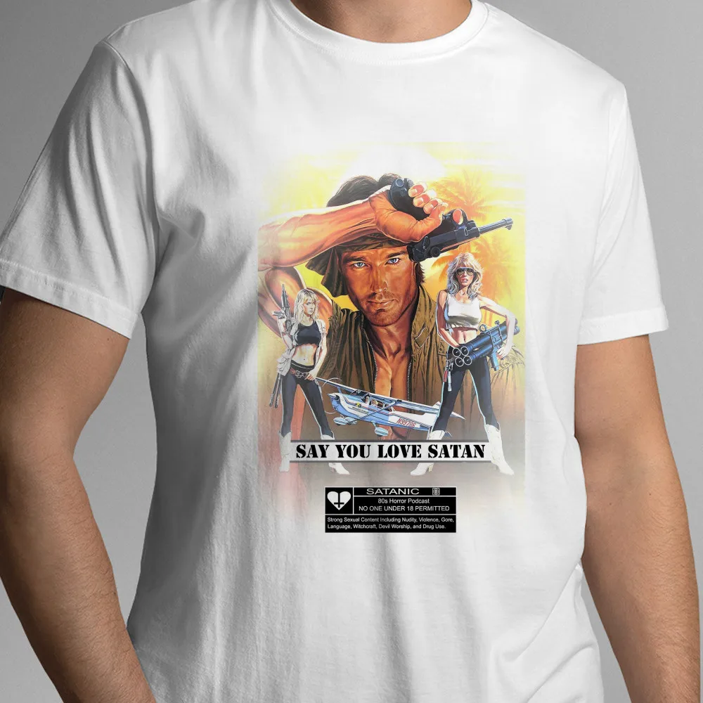 Japanese Anime Say You Love Satan 80s Horror Podcast Hard Ticket to Hawaii T-Shirt 100% Cotton
Japanese Anime Say You Love Satan 80s Horror Podcast Hard Ticket to Hawaii T-Shirt 100% Cotton