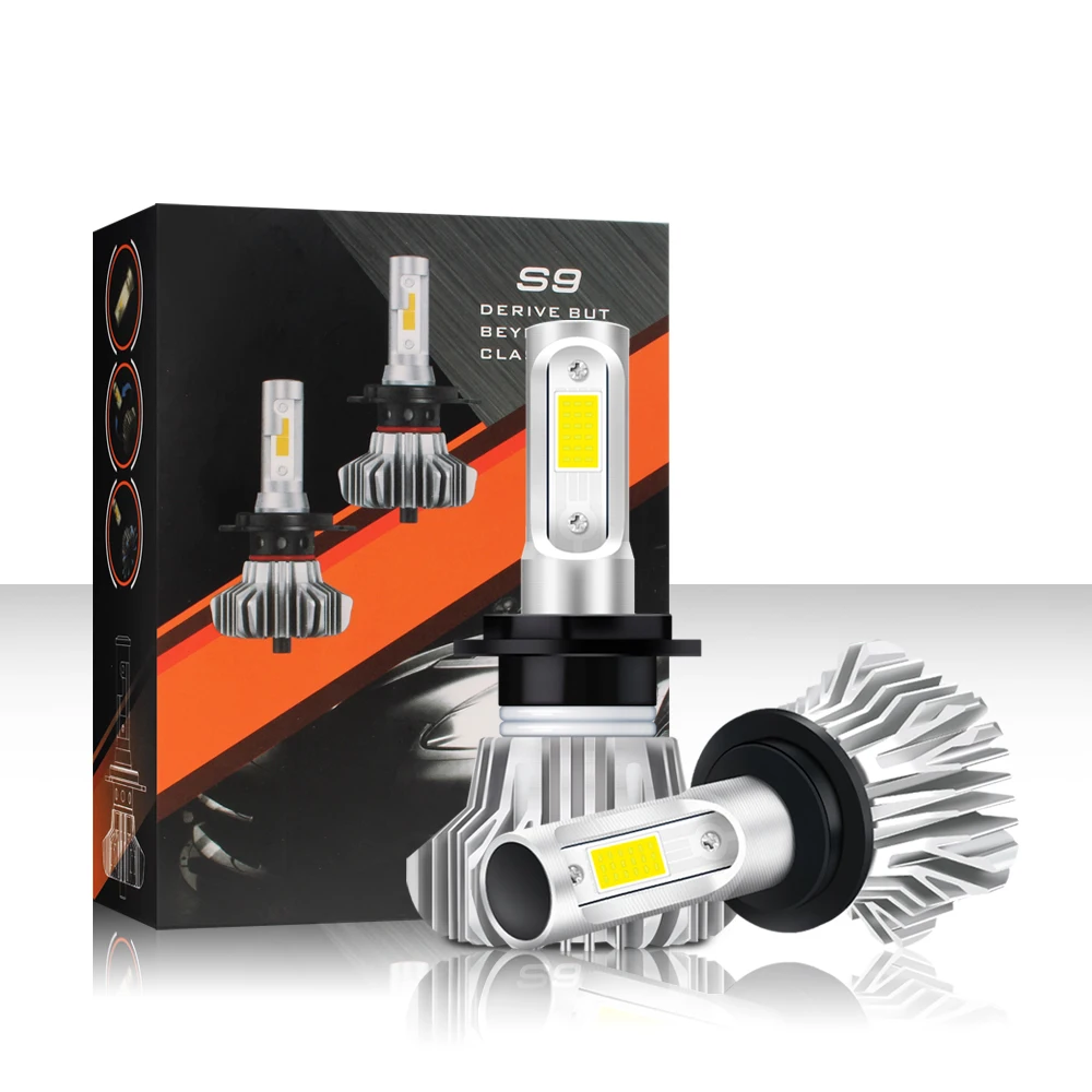 2pcs H7 H1 COB H4 H11 LED Headlight NO FAN 15000LM High Power H8 H9 HB4 HB3 9005 9006 Lamp 6000K White Car Light Auto Fog Lamp
2pcs H7 H1 COB H4 H11 LED Headlight NO FAN 15000LM High Power H8 H9 HB4 HB3 9005 9006 Lamp 6000K White Car Light Auto Fog Lamp