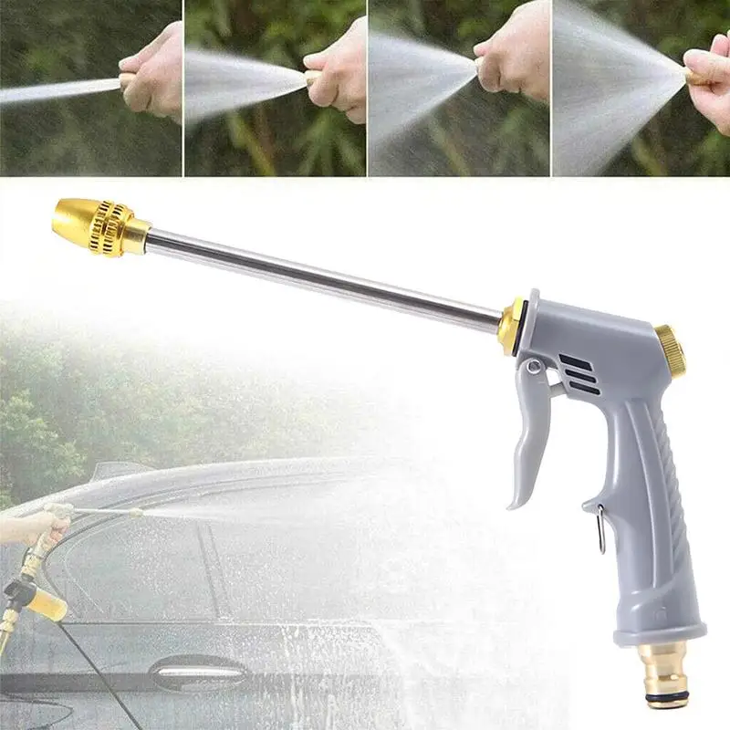 Portable High-pressure WaterGun Adjustable Metal Cleaning Car Wash Machine Garden Watering Hose Nozzle Sprinkler Foam WaterGun
Portable High-pressure WaterGun Adjustable Metal Cleaning Car Wash Machine Garden Watering Hose Nozzle Sprinkler Foam WaterGun