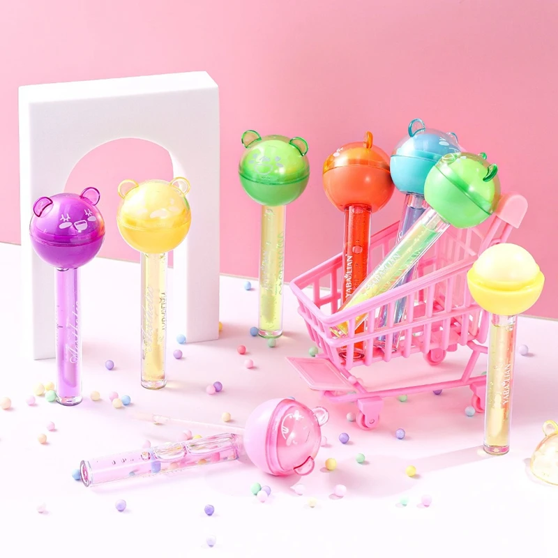 HANDAIYAN High Appearance Level Cute Lollipop Color Change Lipstick Moisturizing Lip Oil Lip Gloss
HANDAIYAN High Appearance Level Cute Lollipop Color Change Lipstick Moisturizing Lip Oil Lip Gloss