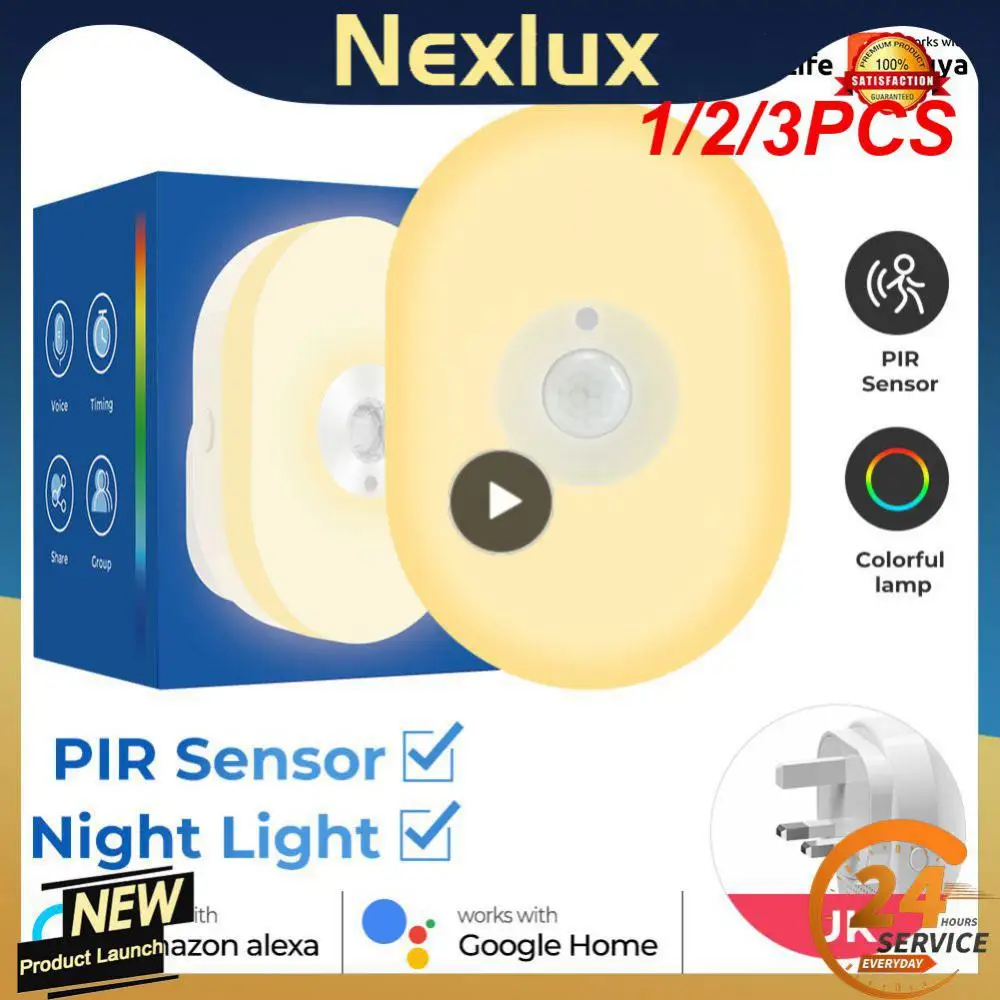 1/2/3PCS Room Ambiance Tuya Voice Control Warm White And Rgb Night Light Home Security Wifi Warm White Motion Sensor Smart
1/2/3PCS Room Ambiance Tuya Voice Control Warm White And Rgb Night Light Home Security Wifi Warm White Motion Sensor Smart