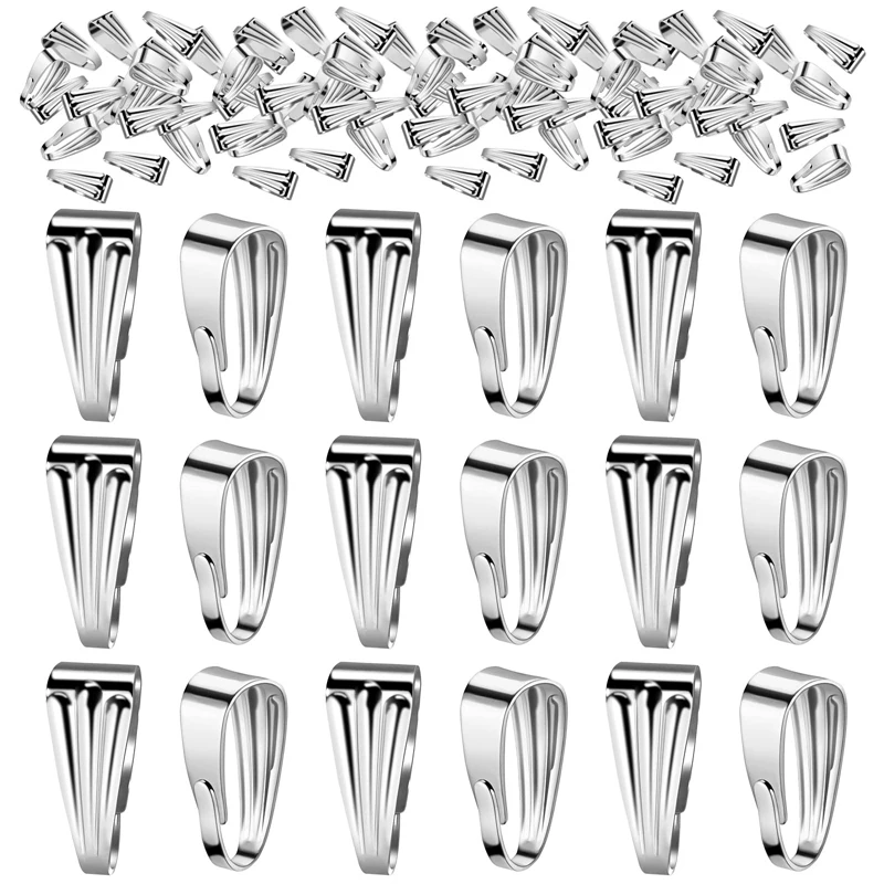 200Pcs Pendant Clasps Necklace Clasps Charm Clasp Snap On Pinch Clip Clasp Connectors Bails For Necklace Jewelry Making
200Pcs Pendant Clasps Necklace Clasps Charm Clasp Snap On Pinch Clip Clasp Connectors Bails For Necklace Jewelry Making