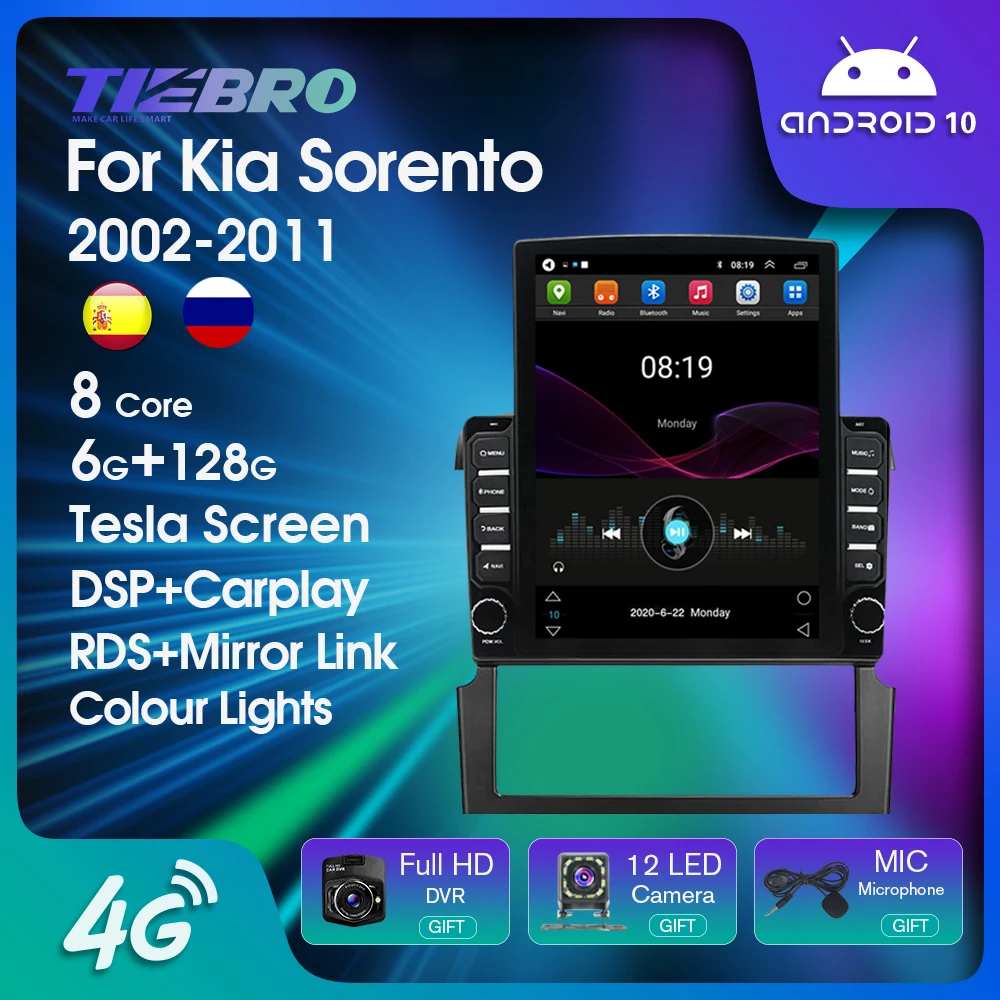 Android 10.0 Tesla Style Screen Car Radio For Kia Sorento BL 2002-2011 GPS Navigation Autoradio Stereo Receiver Carplay NO DVD
Android 10.0 Tesla Style Screen Car Radio For Kia Sorento BL 2002-2011 GPS Navigation Autoradio Stereo Receiver Carplay NO DVD