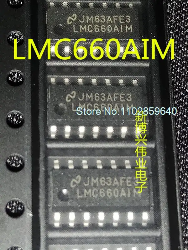 10 шт./партия LMC660 LMC660AIM LMC660CM SOP14 
10 шт./партия LMC660 LMC660AIM LMC660CM SOP14